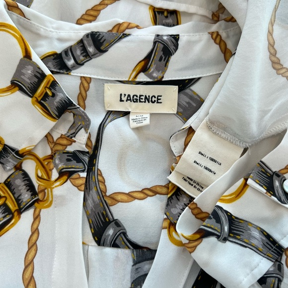 L’AGENCE CHAIN TOP SIZE MEDIUM NWOTS! - Picture 15 of 17